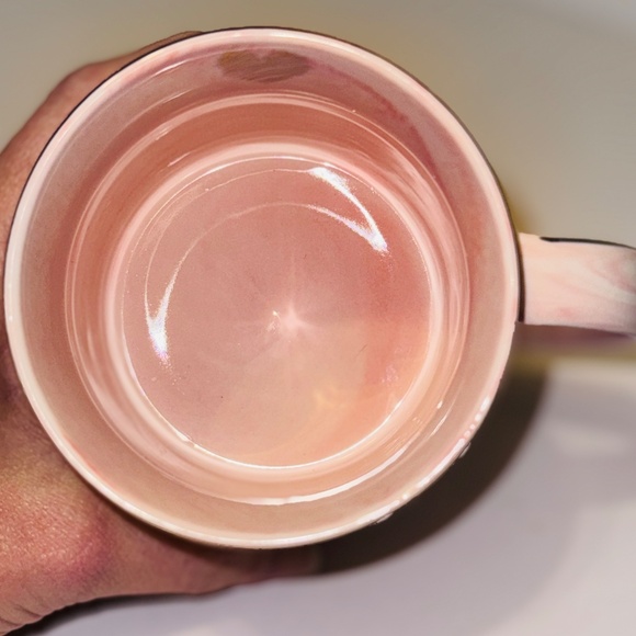 🎂Peachy Pink Swirl Mug - Picture 2 of 3